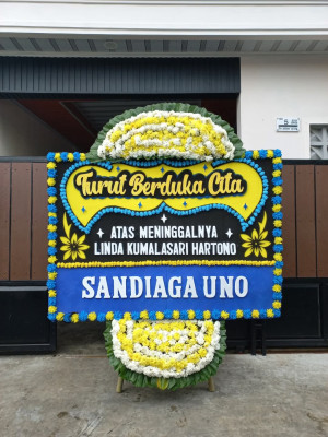 Papan Bunga Duka di Simpangbaru
