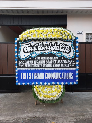 Papan Bunga Duka di Simpangbaru